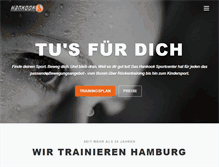Tablet Screenshot of hankook-sportcenter.de